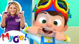 The Laughing Song  MyGo Sign Language For Kids  Cocomelon  Nursery Rhymes  ASL [upl. by Rumit129]