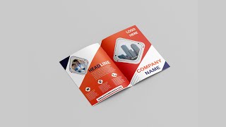 Beautiful brochure design in photoshopbifold brochurebifold poster photoshop photoshoptutorial [upl. by Domonic]