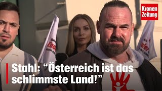 Stahl quotÖsterreich ist das schlimmste Landquot I kronetv NEWS [upl. by Edita]