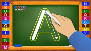 How to Write Letters for Children  Teaching Writing ABC for Preschool  Alphabet for Kids [upl. by Neetsirk]