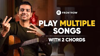 Easy Bollywood Songs On Guitar with 2 Chords  Guitar Lessons For Beginners  Siffguitar [upl. by Irreg]