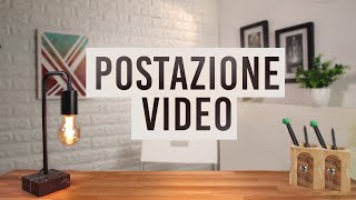 Costruisco una postazione video spendendo il meno possibile 🐸 [upl. by Airlee929]