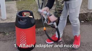 How to refill propane butane gas cylinder with overfill protection device [upl. by Nabetse]