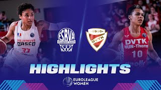 ESBVA v DVTK  QuarterFinals  Highlights  EuroLeague Women 202324 [upl. by Ellebasi]