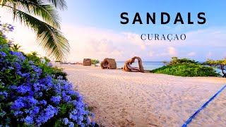 SANDALS Curacao any Good Detailed Resort Walkthrough  Rooms Pools Facility Beach TravelPeter [upl. by Boaten207]