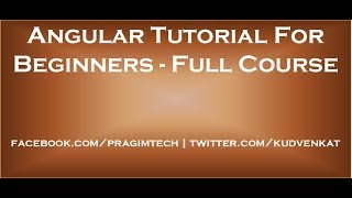 Angular tutorial for beginners [upl. by Ljoka]