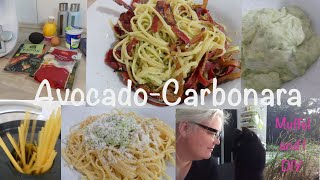 Avocado Carbonara mit veganem Speck [upl. by Mozart]