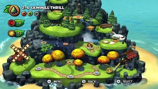 Donkey Kong Country Tropical Freeze  24 Sawmill Thrill [upl. by Merce]