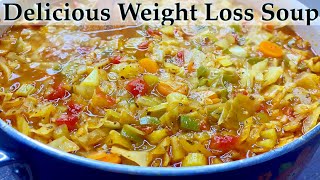 Lose 15 pounds In 1 Week Cabbage Soup Diet Recipe  Wonder Soup [upl. by Ieppet]