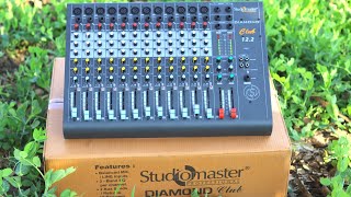 12 Channel Mixer Live Testing And Price  Studiomaster DC 122 Mixer Price  Singing program mixer [upl. by Hirsh]