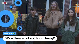 Kerstboom uit woonwijk gestolen [upl. by Nerua982]