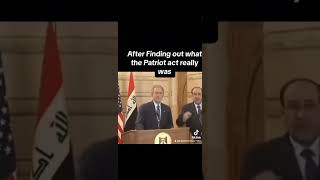 After Finding Out What The Patriot Act Is [upl. by Elwyn]