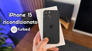 Recensione refurbed un iPhone 15 Ricondizionato Conviene Davvero [upl. by Butterworth]