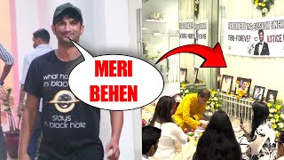 Sushant Singh Rajput Death Anniversary 😱  Sister Perform Havan at House [upl. by Noirrad]