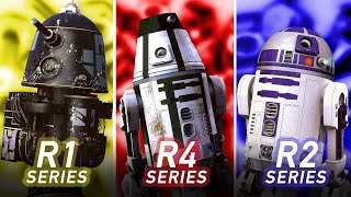 Every RSeries ASTROMECH DROID How Many Do You Know [upl. by Vannie]