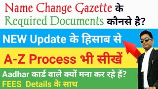 Name change gazette documents required NEW Update Gazette name change online [upl. by Enihpled]