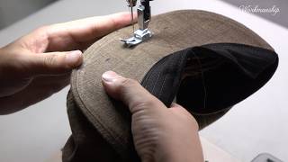 Process of Making Stylish Newsboy Cap Flat Cap Korean Hat Maker [upl. by Afas]