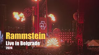 Rammstein  Live in Belgrade 2024  Full Show [upl. by Enitsirk]