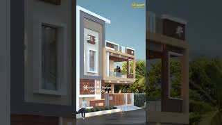 East corner housedesign3 delevationsshortsyoutube [upl. by Dacia]