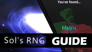 SOLS RNG GUIDE Sols RNG [upl. by Giustina]