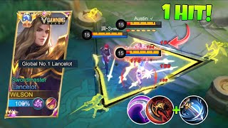 LANCELOT NEW SEASON BEST 1SHOT BUILD TO RANK UP FASTER  PRO TIPS amp TRICKS  MLBB [upl. by Alby]