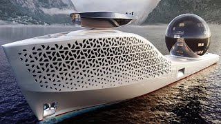 Earth 300 631M Floating Sphere Yacht Tackling Climate Change [upl. by Enidualc]