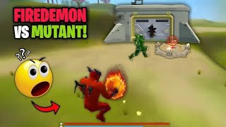 mutant vs fire demon rocket royal game video [upl. by Notyap]