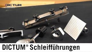 DICTUM Schleifführungen für Stemm und Hobeleisen Messer Schnitzwerkzeuge und Drechseleisen [upl. by Thorn621]