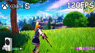 Fortnite Zero Build  Xbox Series S 120FPS Settings Aim Assist [upl. by Kippy282]