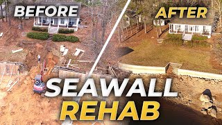 SEAWALL FAILURES At Lake Martin Alabama  Lake Martin Voice Realty [upl. by Inavoig]