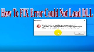 How Fix Error Could Not Load DLL Tagalog AIO210 Package Free [upl. by Dian553]