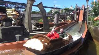 Kyle and Leigh on the Rug Rats Log Flume [upl. by Oigaib]