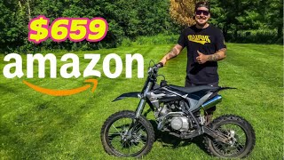 Testing Amazons CHEAPEST 125cc Dirt Bike  Is it Junk [upl. by Schinica715]