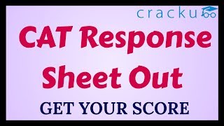 CAT Response Sheet Out  Get your score [upl. by Mervin]