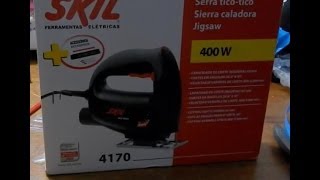 Sierra caladora Skil 4170 Skil 4170 jigsaw review Corregido [upl. by Eyr]