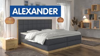 OKAY NÁBYTEK  Postel Boxspring Alexander [upl. by Forkey]