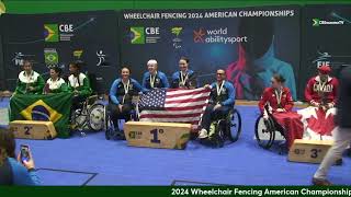 Wheelchair Fencing 2024 American Championships  Day 5 [upl. by Chauncey]