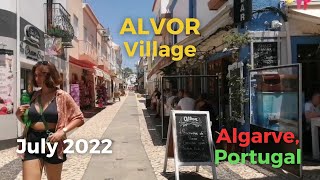 Alvor Village Hot Summer Day  Street Walk July 2022 [upl. by Jacqueline]