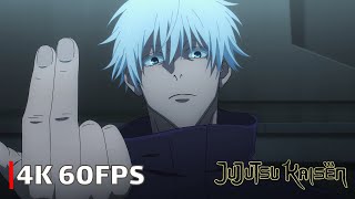 Gojo vs Jogo and Hanami  Full Fight  Jujutsu Kaisen Season 2 Episode 9  4K 60FPS  Eng Sub [upl. by Nyssa]