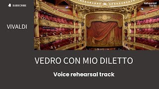 Vivaldi Vedro con mio diletto Voice rehearsal track [upl. by Bogosian]