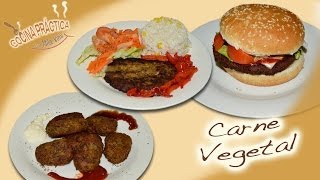 ♥ Receta CARNE VEGETAL DE LENTEJAS ♥ [upl. by Talbott775]