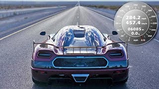 Koenigsegg AGERA RS bate 457Kmh  CARRO MAIS RÁPIDO DO MUNDO [upl. by Cartan899]