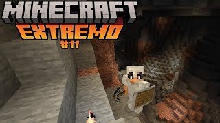 DIA 1 DE DESAFIO BUSCANDO DIAMANTES EN MODO HARCORD  Minecraft Extremo 11 [upl. by Nuris255]