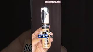 Loreal Paris fullwear concealer works😍 concealerreview makeupproduct lorealparis [upl. by Haet]