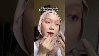 Me makeup 2 jam vs my BF POV 🥹 somethinc memestiktok makeuplover [upl. by Nieberg753]