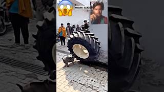 New Tyre 🛞 bal bal bacha dog 🐩😱🥹 terending india short nishudeswal farming [upl. by Ariam979]