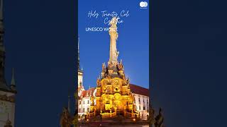 UNESCO WORLD HERITAGE SITES  Holy Trinity Column Czechia 😍 unesco travel history [upl. by Orwin77]