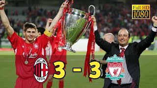 Milan vs Liverpool 3  3 Highlight amp Goals I UCL Final 2005 [upl. by Anitsuj]