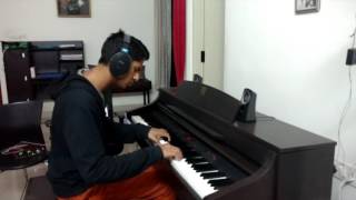 Tere Sang Yaara  Piano Cover  Anirudh Das [upl. by Siekram]