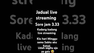 Jadual live streaming [upl. by Mori]